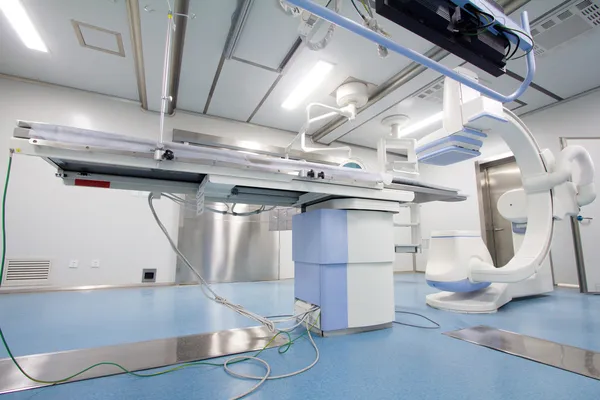 Sala de operação do cateter intervencionista de radiologia — Fotografia de Stock