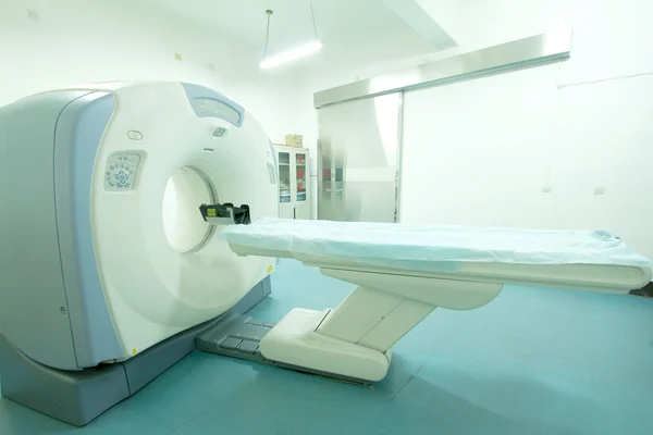 Modern ct (cat) scanner maskin på sjukhus Stockbild