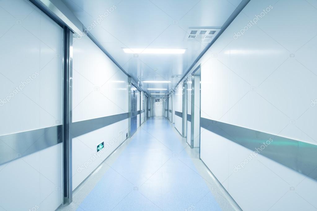 The hospital's operation room corridor