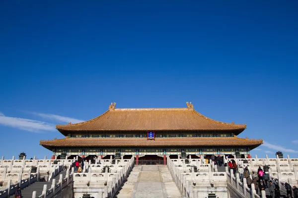 Kina, det kejserliga palatset, museet Stockbild