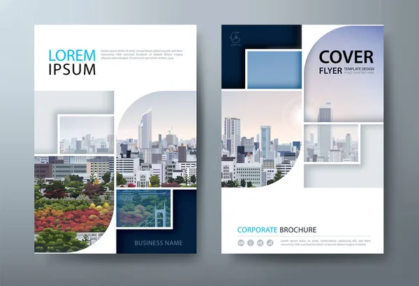 Annual report brochure flyer design template vector, Leaflet presentation, book cover, layout in A4 size.	