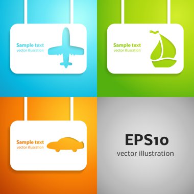 aplike arka plan seyahat. vektör çizim.