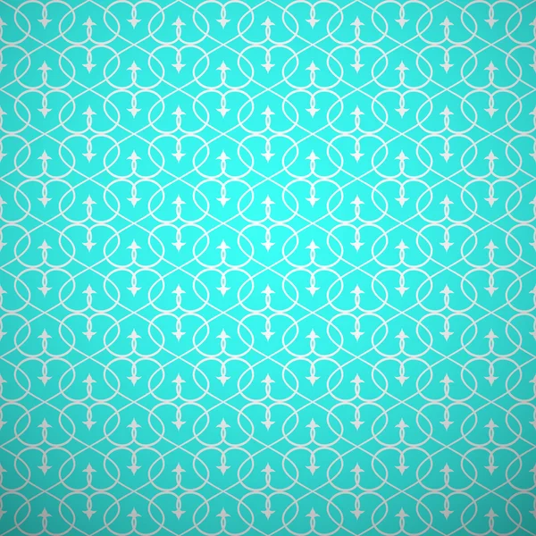 Abstrakte geometrische nahtlose Muster. aqua und white style — Stockvektor