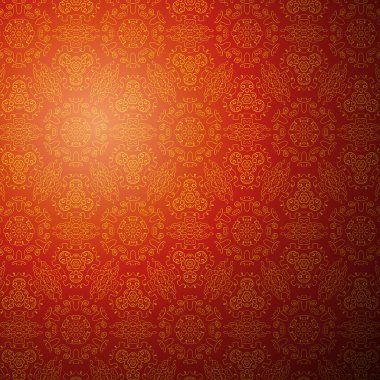 Chinese pattern background. Seamless wallpaper clipart