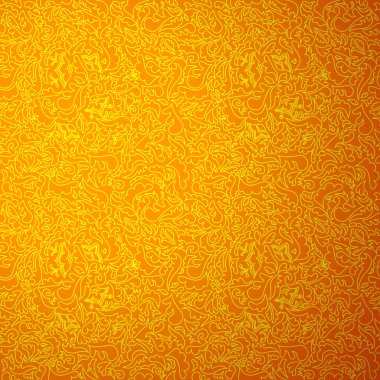 çiçek arka plan ile soyut turuncu seamless modeli.