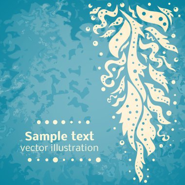 Retro çiçek ayrıntılı arka plan. vintage tasarımınız için vektör çizim.