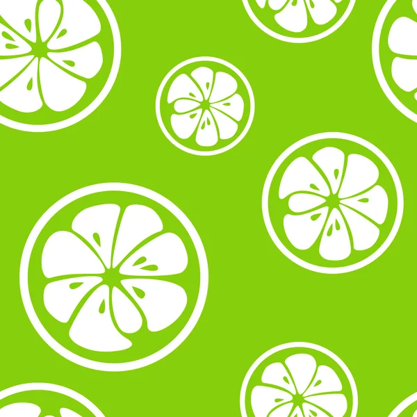 Abstract citrus fruit seamless pattern. Vector — Stock Vector