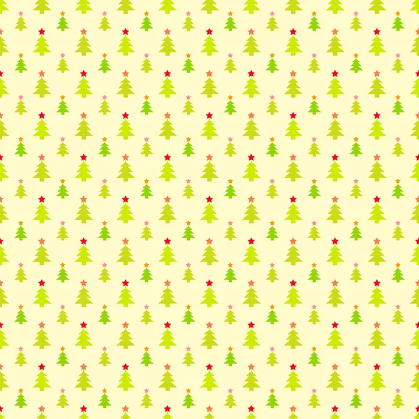 Abstract Christmas tree pattern wallpaper. Vector illustration — Stock Vector
