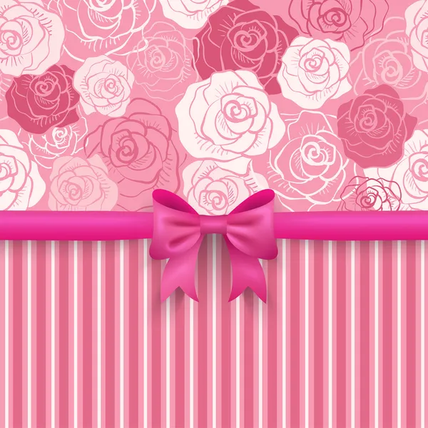 Romantic vector seamless background. Greeting card wallpaper Royalty Free Stock Illustrations