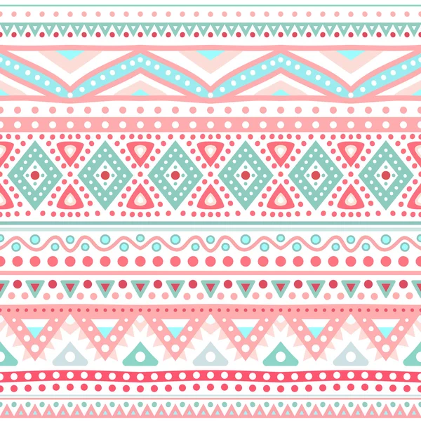 Tribal ethnic seamless stripe pattern. Vector illustration — Stock Vector