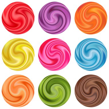 yoğurt krem curl veya lolipop.