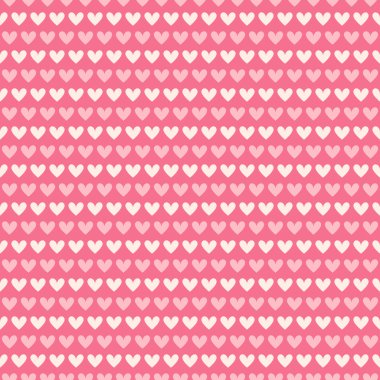 Kalp şekli vektör seamless modeli (döşeme)