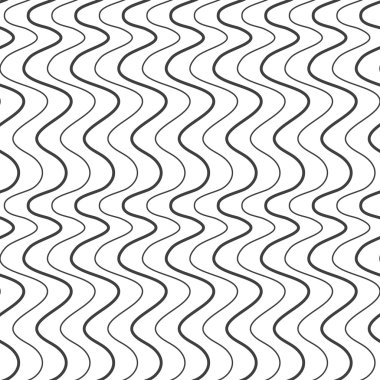 soyut kesintisiz dalga satırları tek renkli desen