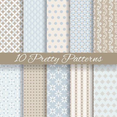 Pretty pastel vektör Dikişsiz desen renk örneği ile (döşeme,)