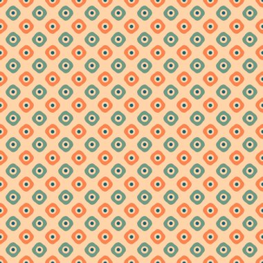 Retro soyut vektör Dikişsiz desen