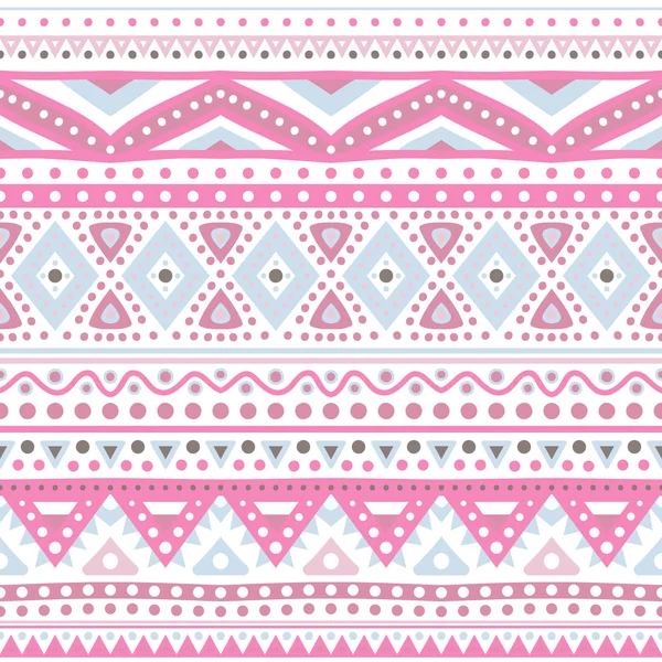 Tribal ethnic seamless stripe pattern. Vector illustration — Stock Vector