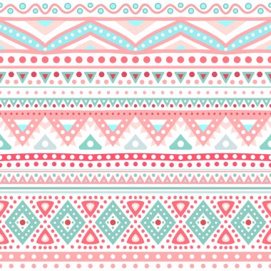 aşiret etnik kesintisiz çizgili desen