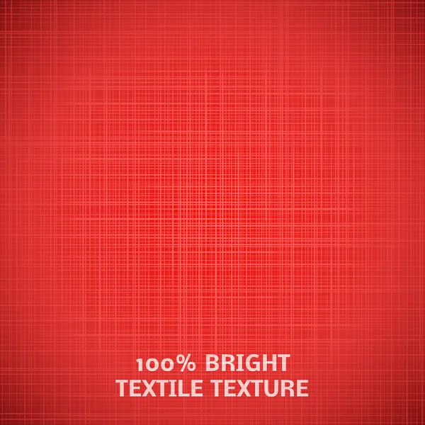 Texture tissu rouge. Illustration vectorielle pour votre design élégant — Image vectorielle