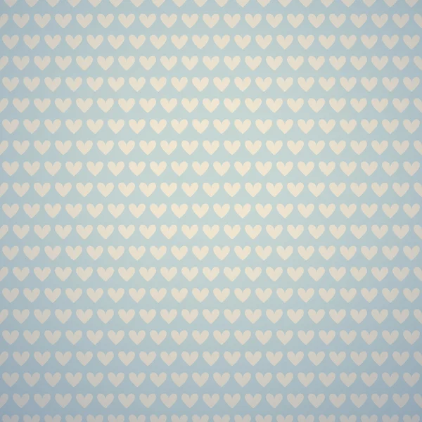 Doux motif vectoriel mignon. Blanc et bleu couleur shabby — Image vectorielle