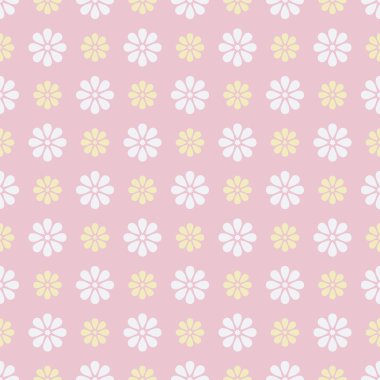 güzel vektör seamless modeli. tatlı pembe, beyaz