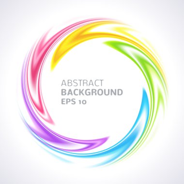 renkli girdap daire parlak arka plan