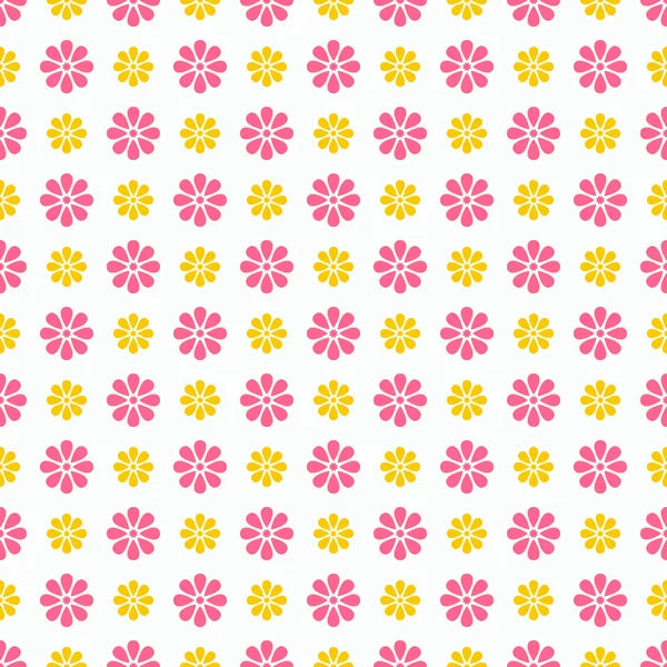 Light summer vector seamless pattern. Fond pink, white — Stock Vector