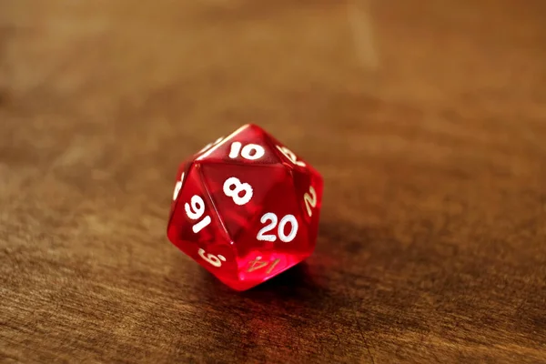 Red Dice Roleplay Game — Stock Photo, Image