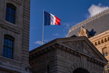 Fransız Bayrağı Paris Sarayı 'nda dalgalanıyor, Fransa
