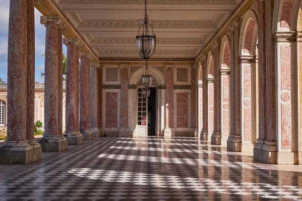 Marble Face Grand Trianon Versailles Palace Chateau Versailles Paris France — Fotografia de Stock