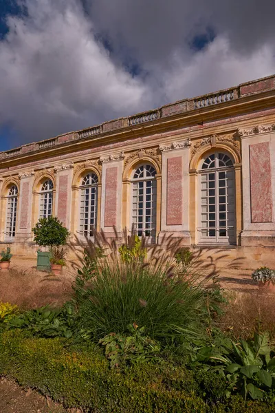 Het Marmeren Gezicht Van Grand Trianon Paleis Versailles Chateau Versailles — Stockfoto