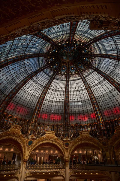 Galeries Lafayette Interior Paris Architect Georges Chedanne Designed Luxury Department — Stock Photo, Image