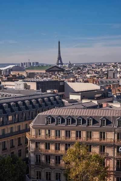 屋上からのエッフェル塔の眺め フランス — ストック写真