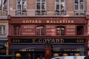 Paris, Fransa 'da Güzel Vintage Shop Facade