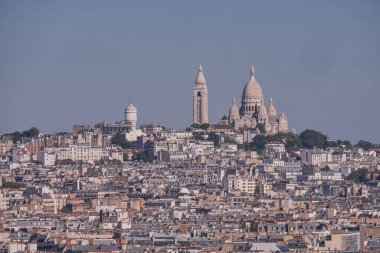 Zafer Takı 'nın Zirvesinden Şanzelize Hava Panorama Manzarası - Paris, Fransa