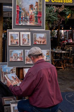 Geleneksel Ressamlar: Place du Tertre - Montmartre, Paris, Fransa