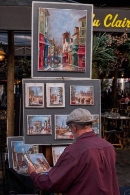 Geleneksel Ressamlar: Place du Tertre - Montmartre, Paris, Fransa