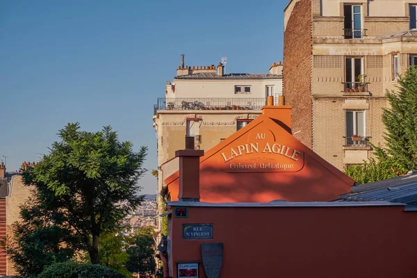 Old Cabaret Lapin Agile Στη Μονμάρτη Του Παρισιού Γαλλία — Φωτογραφία Αρχείου