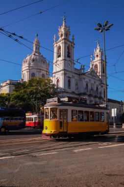 Portekiz 'in Lizbon kentindeki Barok Katolik Kilisesi 