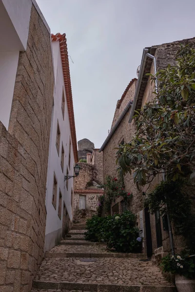 Picturesque Small Alley Most Portuguese Village Portugal Unique Medieval Countryside — Foto Stock