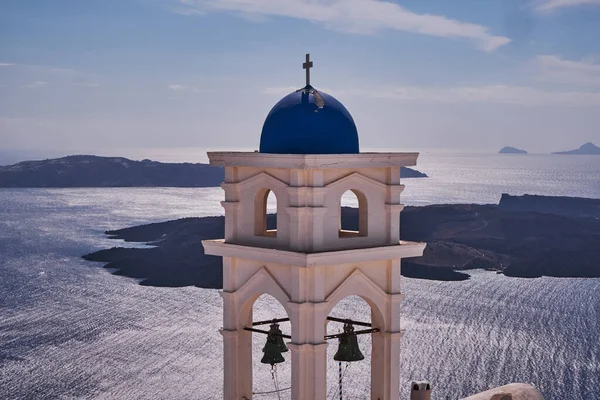 그리스 산토리니에 타워와 아나스 타시스 — 스톡 사진