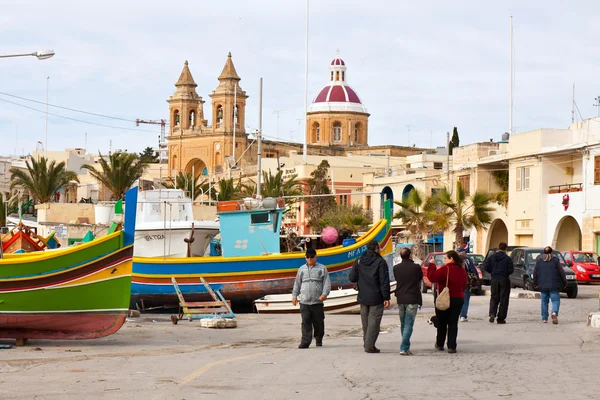 Malta - Marsaxlockk — Zdjęcie stockowe