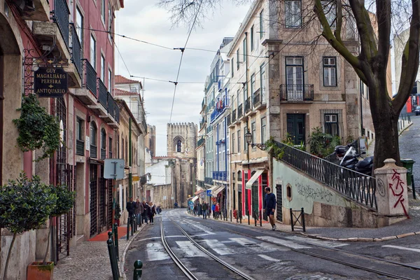 リスボン市内中心部 — ストック写真