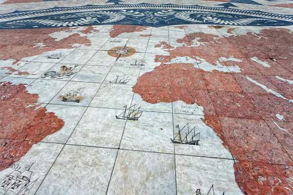 Detail of a typical portuguese pavement — Stock Photo, Image