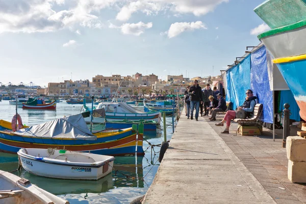 Malta - Marsaxlockk — Stock Photo, Image