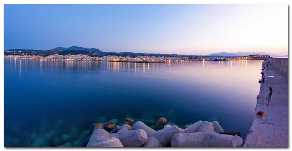 Creta, vista de Rethymno —  Fotos de Stock