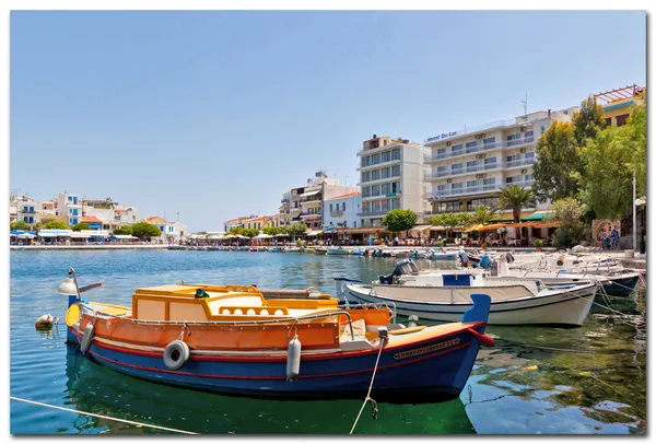 Agios nikolaos, Řecko — Stock fotografie