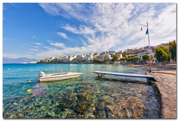 Agios nikolaos - Kreta, Griekenland — Stockfoto