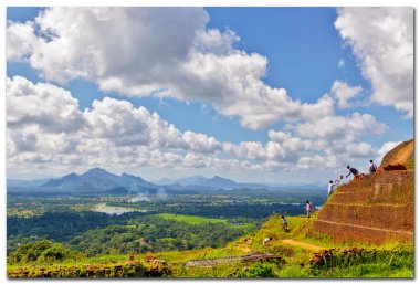 gökan kaya sigiriya kalıntıları. Sri lanka