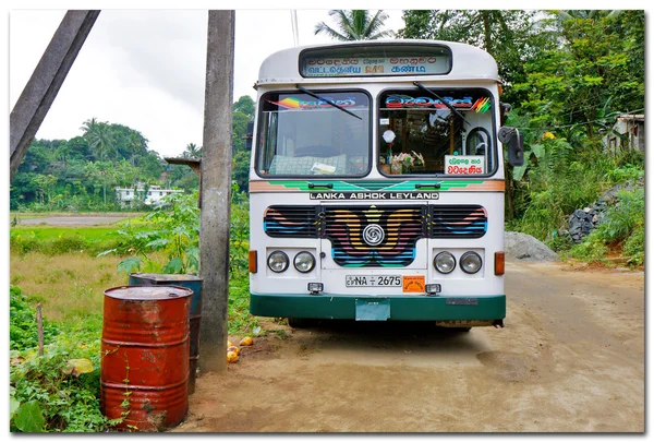 Pravidelné autobusové Srí lanka — Stock fotografie