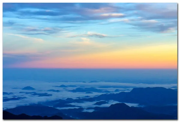 Sri Pada (Adam's Peak) — Stockfoto